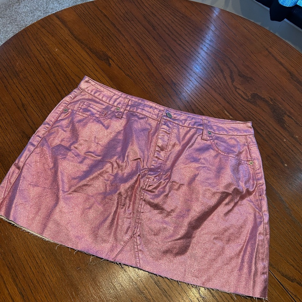 Wild Fable Pink Cargo Mini Skirt Resort Wear